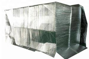 Quality 1mx1.2mx1.5m Insulated Pallet Cover Class A Flame Grade With Thermal Reflection for sale