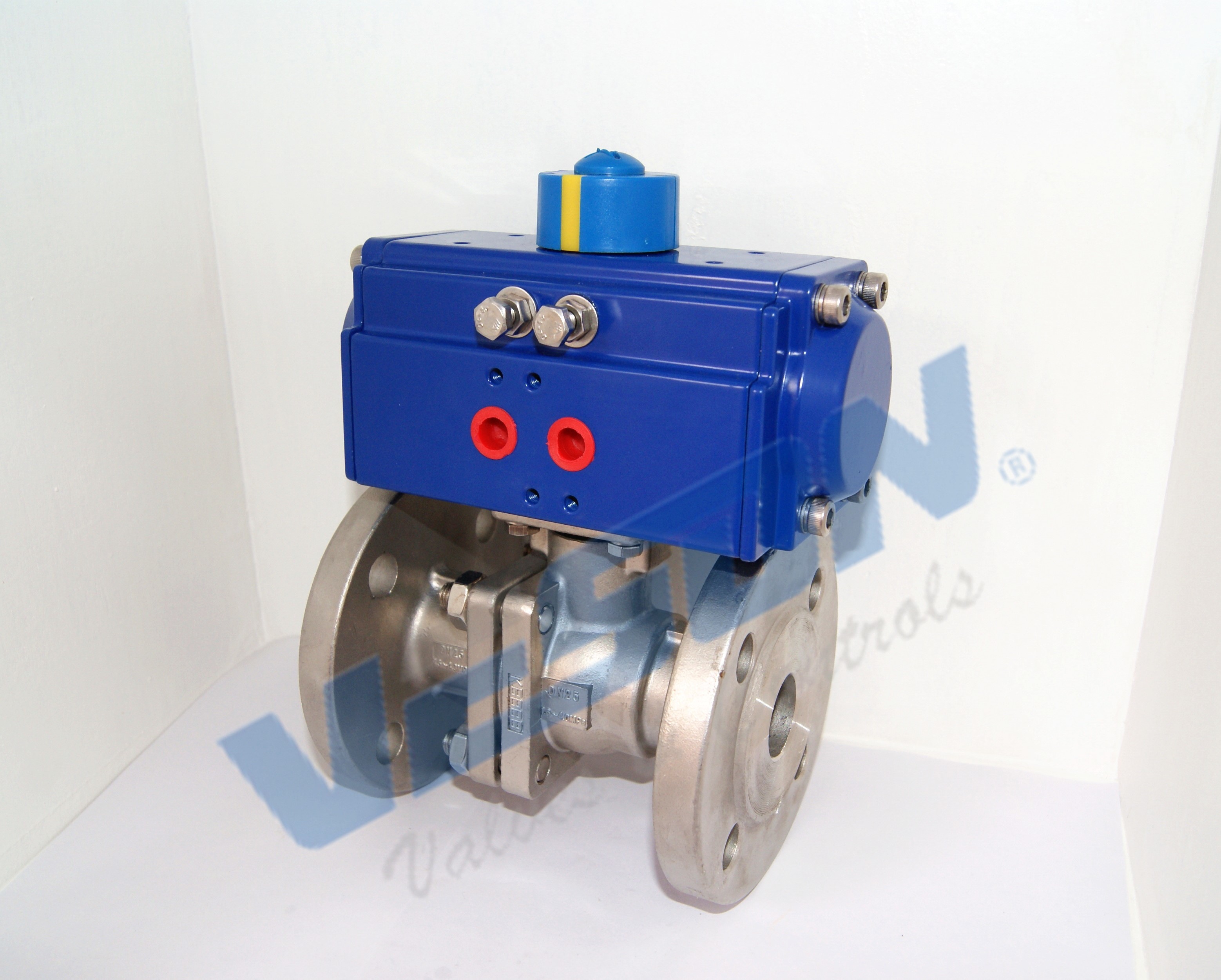 Quality Water Media Pneumatic On Off Valve Pneumatic Control Valve With Limit Switch for sale