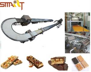 Quality CE ISO Cereal Bar Making Machine For Chocolate Coating Energy Candy Bar for sale