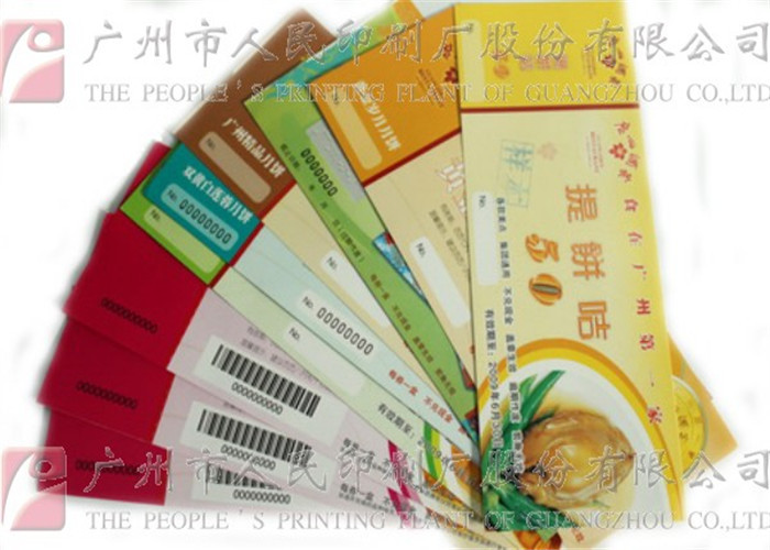 Quality Double Sided Secure Ticket Printing Highly Durable Create A Professional Image for sale