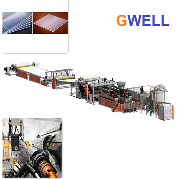 Quality PMMA Sheet Extrusion Line Acrylic Sheet Production Machine Single Screw Extruder for sale