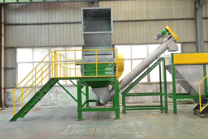 Quality 304 Stainless Steel Plastic Washing Recycling Machine 500kg / H For PET Bottles for sale