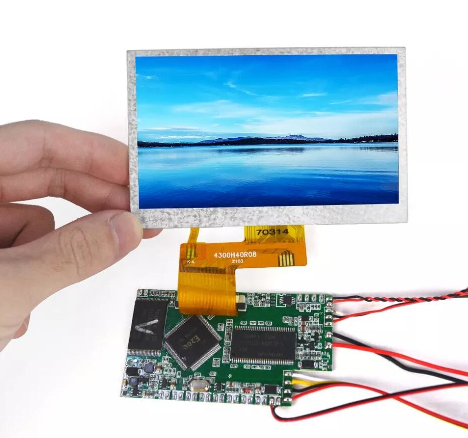 Quality 4.3 inch screen Customized LCD video module with speaker and control buttons for sale
