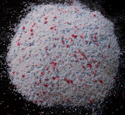 Quality red ring shape speckles color speckle detergent raw materials  detergent powder speckles soap circle speckles for sale