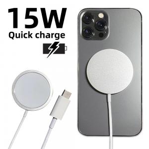 12V 1.5A Wireless Magsafe Charger 15W Ultra Slim For IPhone 12 Pro Max