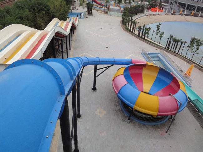 Quality Water Play Amusement Super Space Bowl Slide For Aqua Park 1 Year Warranty for sale