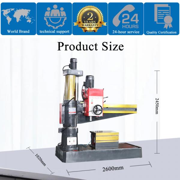 Heavy duty manual vertical radial arm drill press Z3050x16 hydraulic radial drilling machine with radial arm