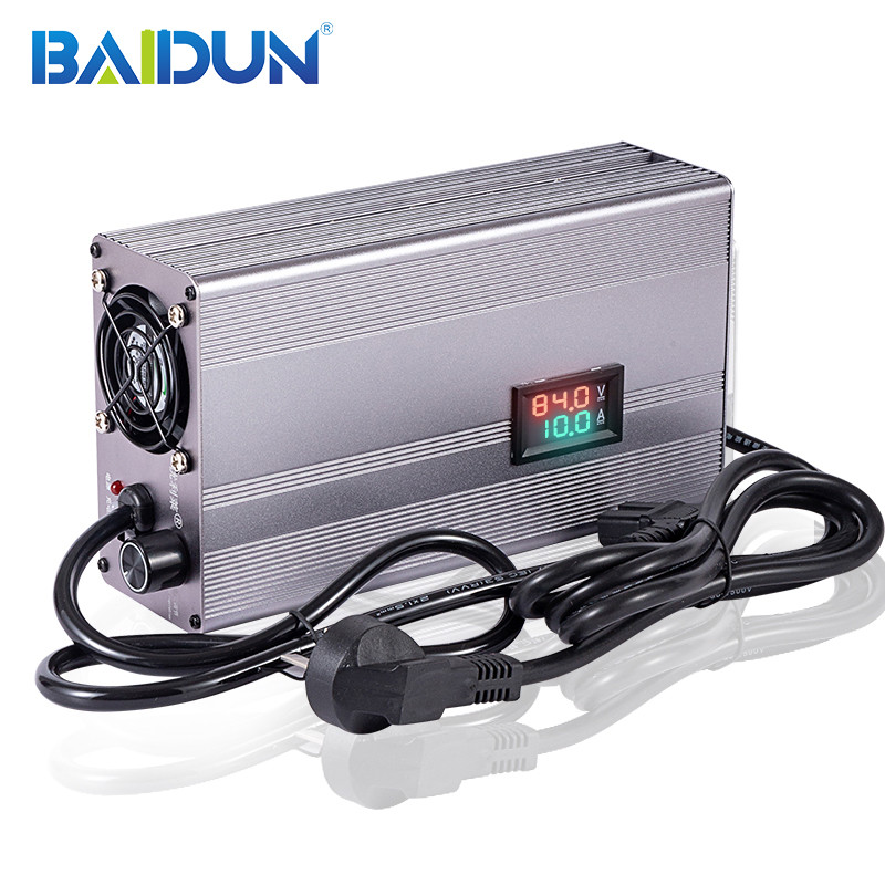Quality Solar Lithium Battery Accessories Smart Lithium Battery Charger 10A for sale