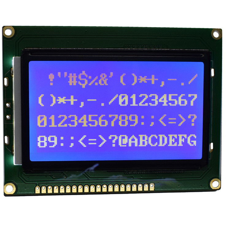 WLED Backlight Type Graphic Display Module , Serial Signal Transflective LCD Module