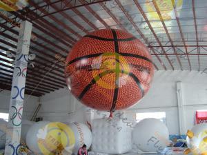 Quality Fire Proof Sporting Inflatable Basketball Giant EN71 With Helium for sale