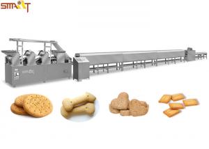 Quality 1 Ton Capacity Pet Food Making Machine Freely Combined Biscuit / Cookie Processing for sale