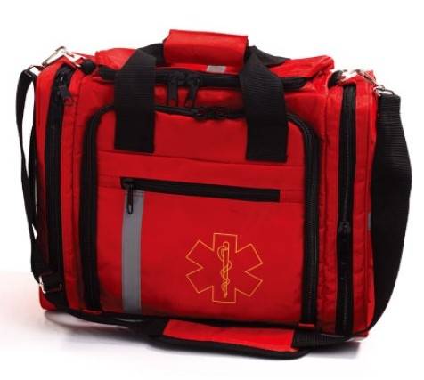 Quality promotion first aid kit for car (red waterproof nylon bag) for sale
