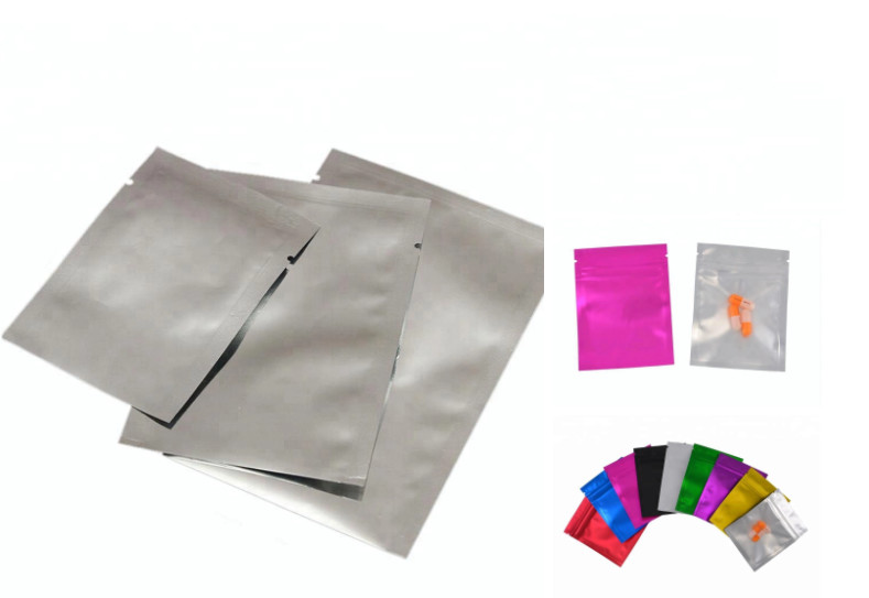 Quality 8x12 Inch Printed Aluminum Foil zip lock Bag For Static Safe Packing for sale