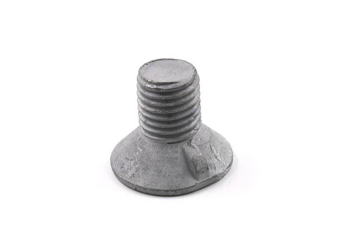 Quality Grade 4.8 DIN604 Flat Countersunk Nib Bolt SAE1008 Material Hot Dip Galvanized for sale