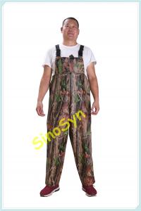 Quality FQY1906 Forest-Camouflage PVC Safty Chest/ Waist Protective Working Fishery Men Pants for sale