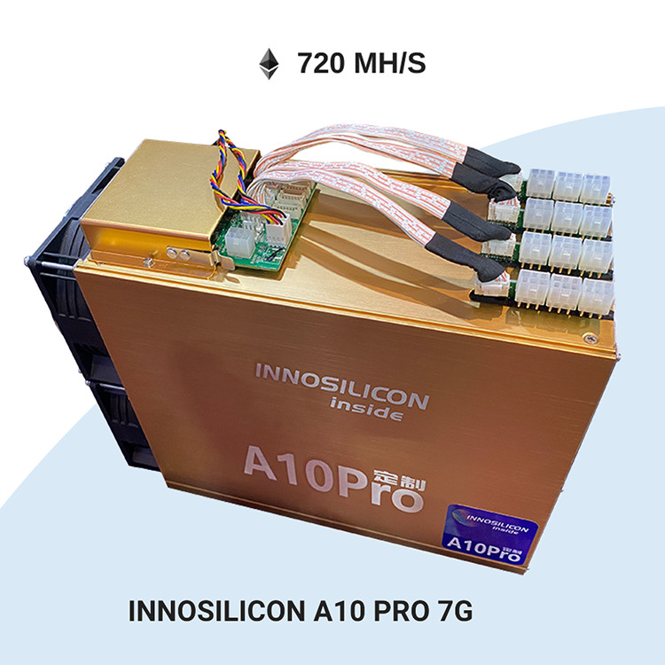 Quality A10 Pro+ Innosilicon 750mhs 7gb ASIC Miner 1350W Ethash Algorithm for sale