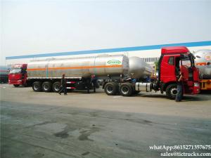 China 45000 stainless steel fuel tank 45000L oil tank truck trailer for africa  WhatsApp:8615271357675 on sale