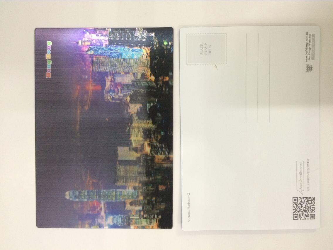 Quality Pantone Color Printing PET Custom Lenticular Cards 3D Changing Pictures For Kids for sale