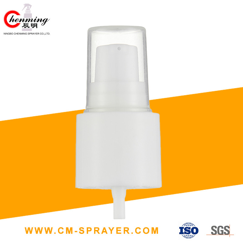 Buy 20/400 24/410 18-415 white treatment pump top for essential oils at wholesale prices