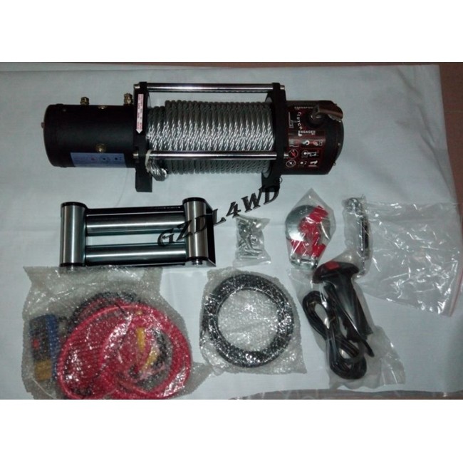 Quality 4x4 Off - Road 9500lbs Synthetic Heavy Duty Electric Winch For Universal Car for sale