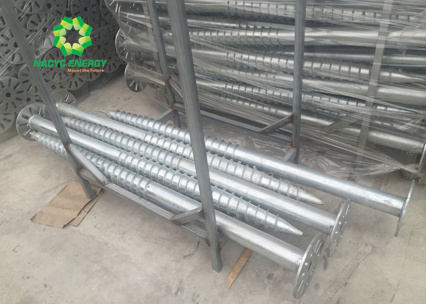Quality Adjustable Length TOP VIP 0.1 USD  Solar Panel Structure Screw Pile For Ground Mounting System for sale