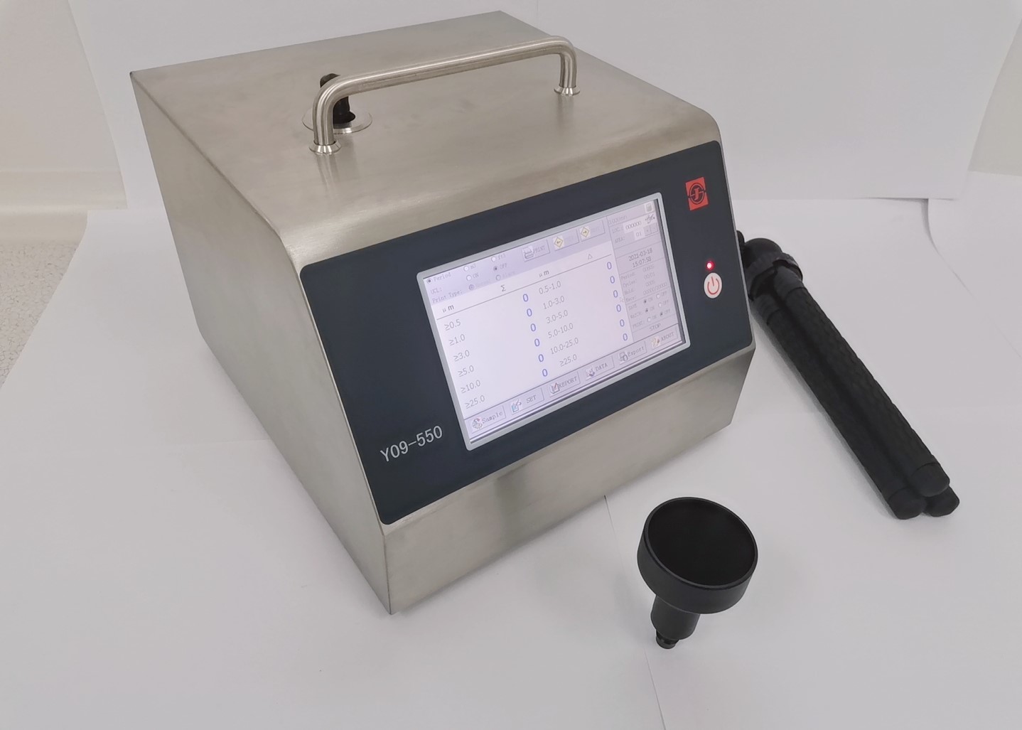 Quality Filter Testing Laser Dust Cleanroom Particle Counter 50LPM for sale