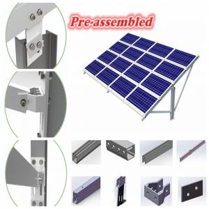 Quality Bracket Solar Structure     Solar Home Lighting System   Solar Power Kit  	Solar Panel Pole Mount Bracket for sale