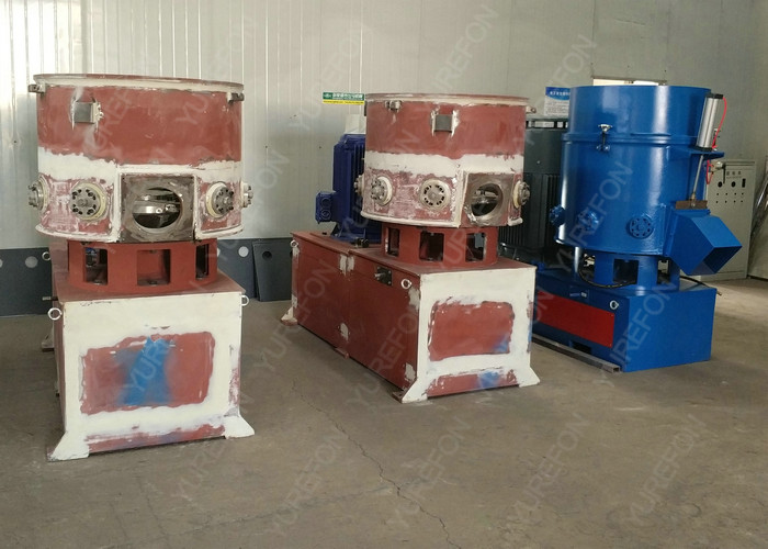 Quality 304 Stainless Steel Plastic Film Agglomerator , High Output PVC Granules Making Machine for sale