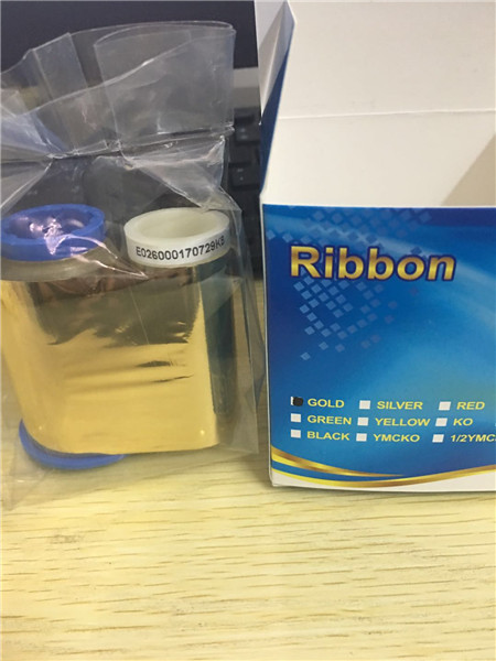 Quality Compatible NEW ribbon For Zebra P330i golden color ribbon for sale