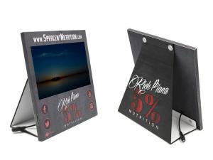 Quality Custom print Pop TV 7 inch shelf video display ,Battery Operated digital retail video displays for sale