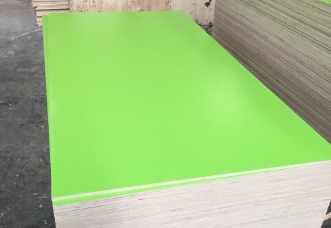 Quality Green Commercial Plywood 9 - 18mm Thickness Easy Work Faced With Melamine for sale