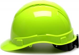 4 Point Ratchet Head Protection Helmet 432g Cap Style Hard Hat