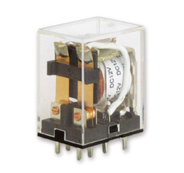 Quality Industrial General Purpose Relay 13F-2C 8 Pins 27.5*21.5*35.5mm With Transparent Cover for sale