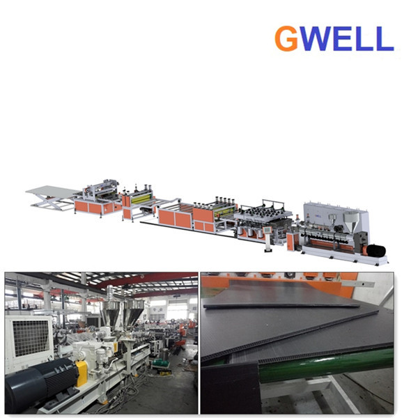 Quality PE Hollow Profile Sheet Machine PP Hollow Build Board Production Line for sale