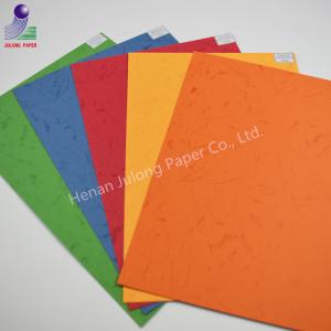 Quality A4 210gsm Colourful Embossed Leather Grain Binding Cover Paper 10Sheets/bag for sale