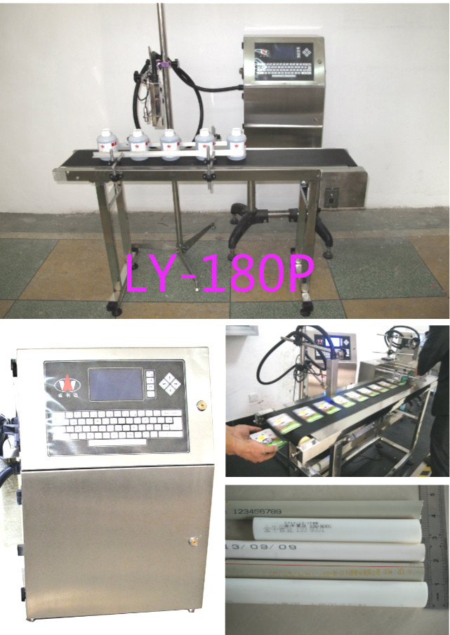Quality Automatic Plastic Printing Small Character Inkjet Printer/portable inkjet printer LY-180P for sale