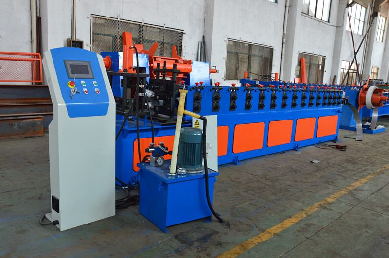 China Heavy Duty Rack Roll Forming Machine , Rack Shelving Box Beam Roll Forming Equipment on sale