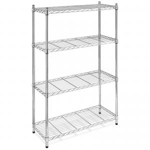 Quality Knock down retail heavy duty wire display stand rack shelf / storage shelving units for sale