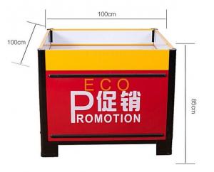 Quality Fashion Design Metal Steel Supermarket Accessories Promotion Display Stands Table for sale