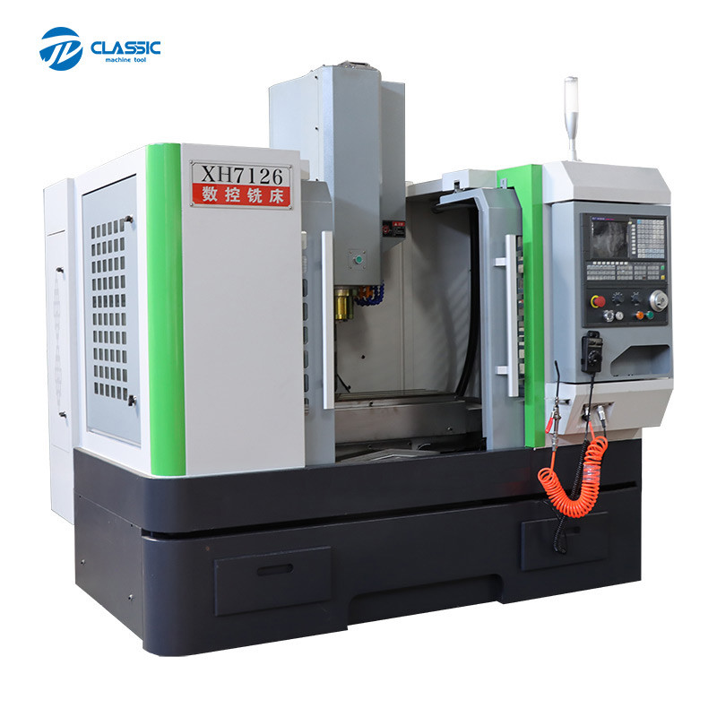 Quality Fanuc controller CNC milling machine vertical CNC machine center XH7126 aluminum profile for sale