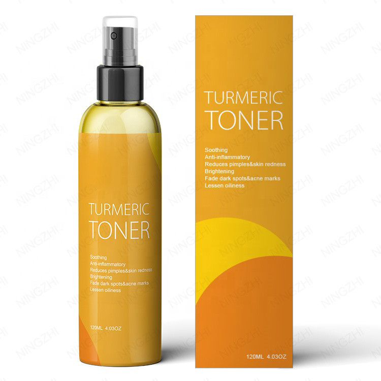 Quality Whitening Hydrating Toner Spray , Organic Facial Water Spray Mist Herbal Turmeric for sale