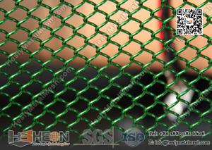 Quality Green Color Decorative Chainlink Curtain | China Metal Curtain Factory for sale