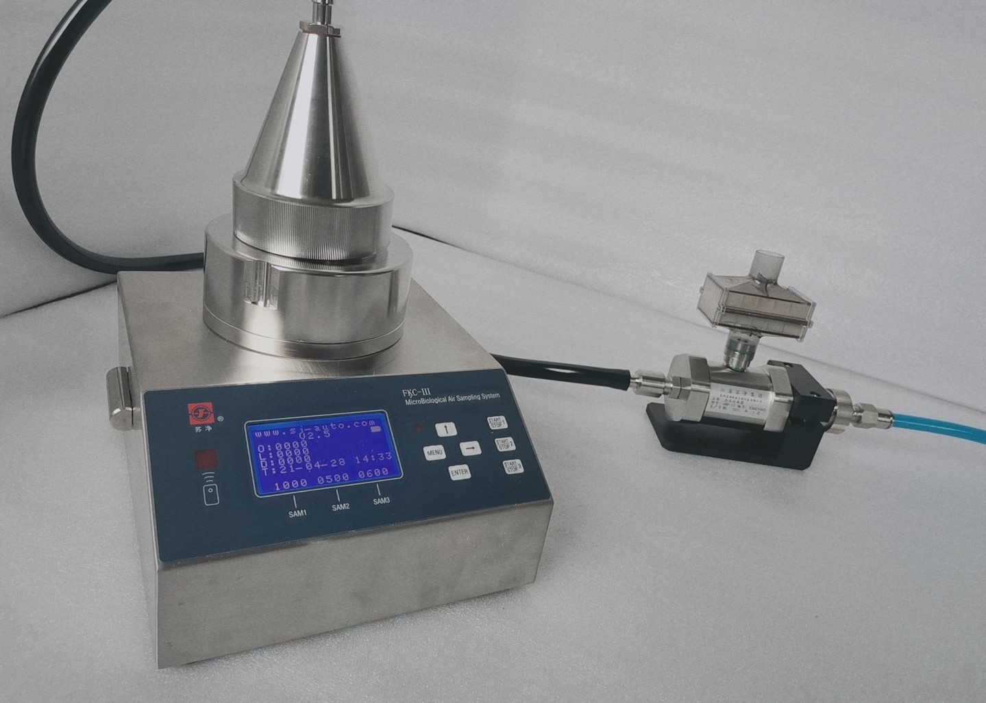 Buy cheap Non Flammable Gases DHP-II Compressed Air Particle Counter 0.2MPa from wholesalers