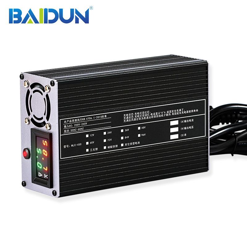 Quality OEM Lithium Battery Accessories 36V 48v 5A Lithium Ion Battery Charger for sale