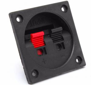 Quality ABS Square Type Speaker Spring Terminal / Recessed Speaker Terminals F242 for sale