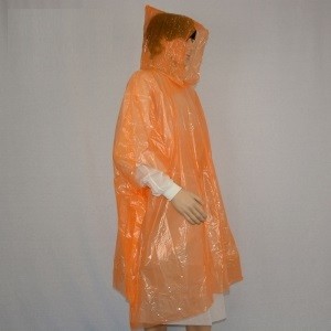 Buy Adult / Kid Disposable Plastic Rain Suit Polyethylene Material CE Certification at wholesale prices