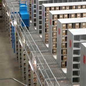 Quality FIFO 1 – 4 Tons / Layer Warehouse Steel Shelving For Icehouse Storage for sale