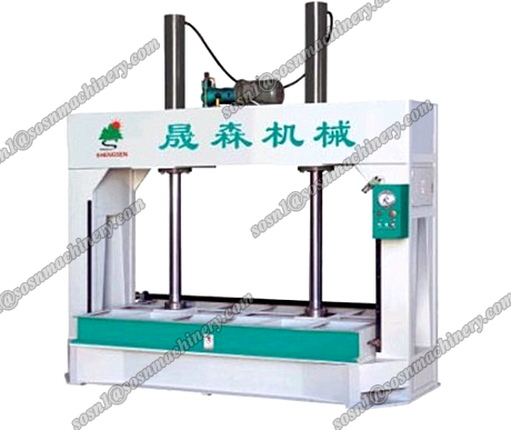 Quality 50t hydraulic cold press machine for woodworking door making for sale