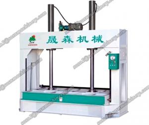 Quality hydrulic cold press machine for plywood, pvc for sale