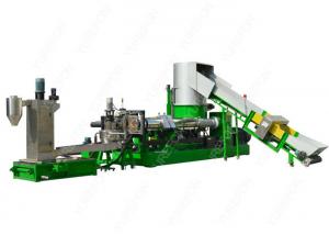 Quality 2.5 - 4 MM Plastic Recycling Granulator Machine , PP PE Films Plastic Recycling Pellet Machine for sale